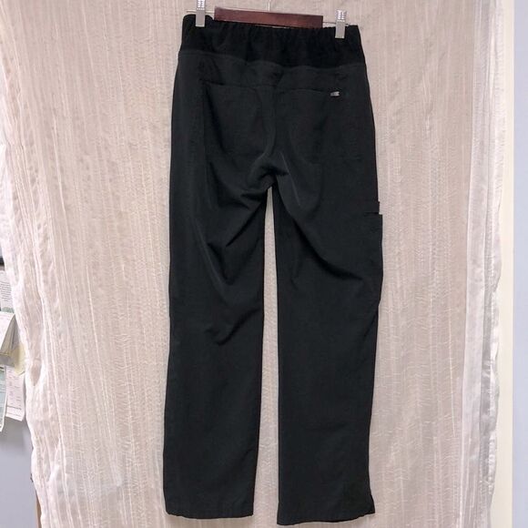 ELLE XSP Six Pocket Black Scrub Pants - Picture 3 of 15